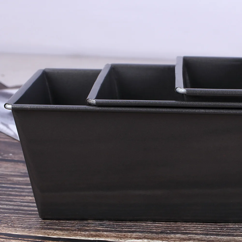 Loaf Pan Rectangle Toast Bread Mold Cake Carbon Steel Pastry Baking Bakeware DIY Non Stick Supplies |