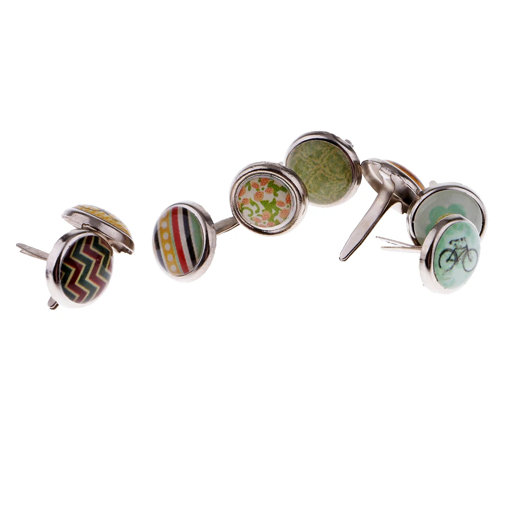 50 шт. металлическое приспособление в Brads бумажные крепежные детали для открытки