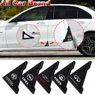 2 шт., наклейки на углы автомобильной двери для Toyota Corolla Yaris Chr Auris RAV4 Land Cruiser Camry Highlander Prado Vitz