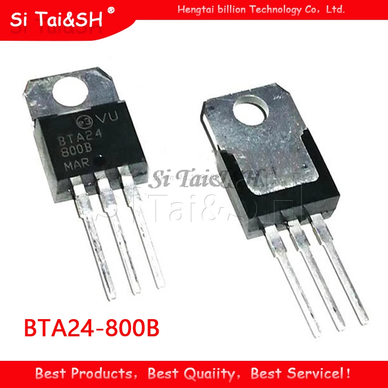 10 шт. BTA24 800B 220 800 TO220 24 800B|Интегральные схемы| |