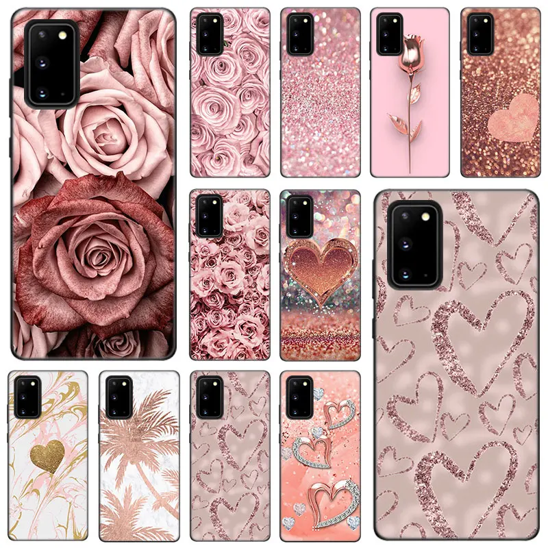 Силиконовый чехол Love для Samsung Galaxy S22 Pro S21 S20 FE Ultra S10 Lite S8 S9 S10E Plus