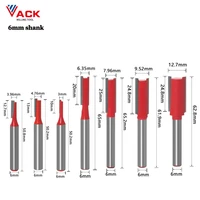 vack 6mm 14inch shank long cleaning bottom router bit wood trimming cutter cnc woodworking clean bits straight milling tools