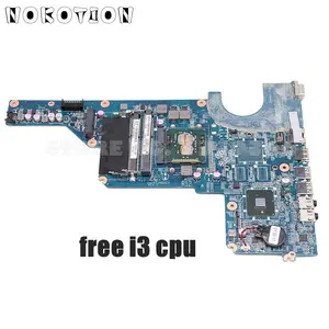 nokotion 636370 001 640226 001 for hp g4 g4 1000 g6 g7 laptop motherboard hm55 da0r12mb6e0 ddr3 free scpu free global shipping