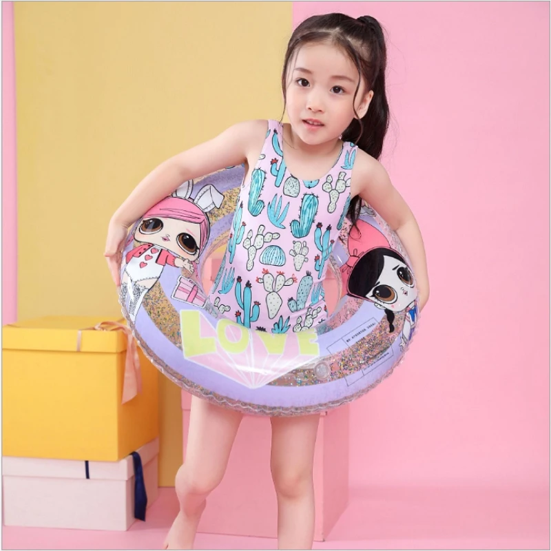 

New Inflatable Swimming Circle children's float inflatable buoy baby Pool float Transparent swimming ring inflatable water toys