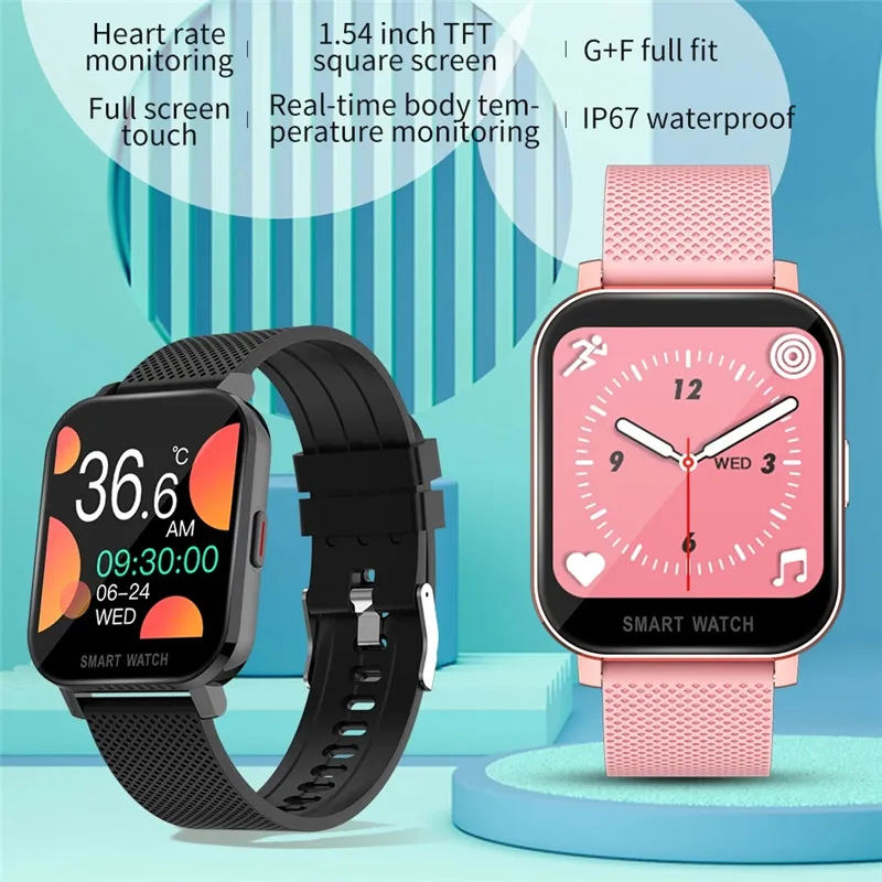MT28 Smartwatch тела Температура меряйте артериальное Давление для отображения данных
