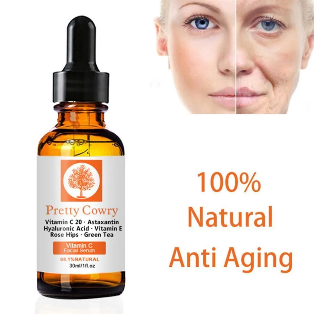 

30ml Retinol Vitamin C Serum Moisturizing Liquid Whitening Repair Skin Essence Hyaluronic Acid Shrink Pore Face Serum Skin Care