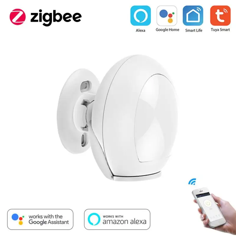 

Беспроводной датчик движения тела Tuya ZigBee, датчик движения с PIR, работает с Alexa Google Home
