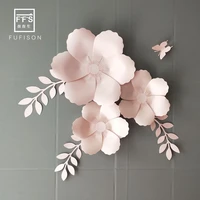 no 35 ffs paper flowers background decoration rustic wedding backdrops room wall decorations first birthday girl party
