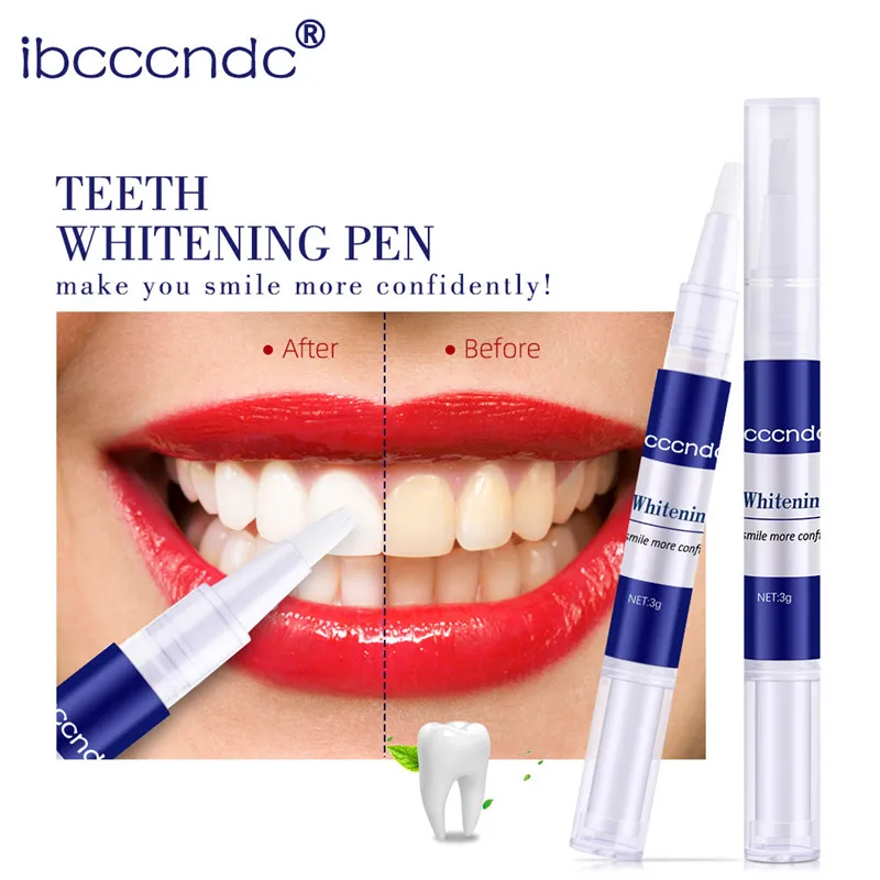 Teeth Whitening Pen Essence Powder Oral Hygiene Cleaning Serum Removes Plaque Stains Bleaching 3PCS/Set Tooth Dental Tool | Красота и