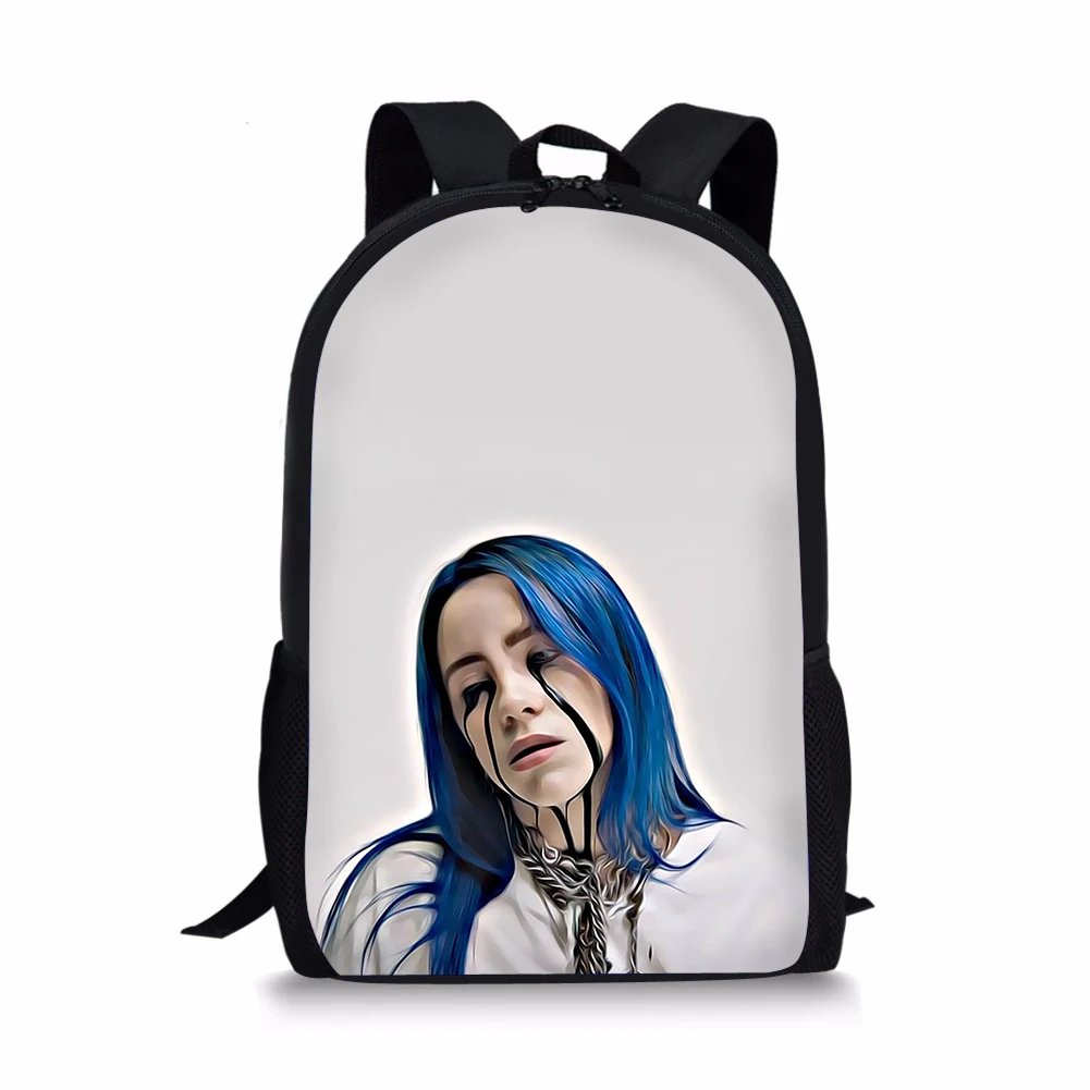 As picture THIKIN Spider-Girl Billie Eilish, школьные сумки с принтом, детские сумки, популярные повседневные сумки для девочек, детские сумки на плечо, на заказ - Цвет: As picture