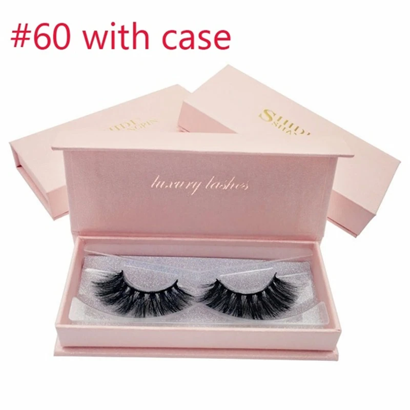 1 пара натуральных накладных ресниц 3d норковые ресницы Объемные мягкие длинные