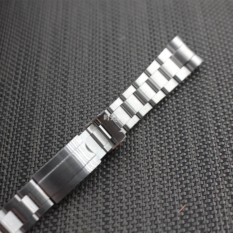 

New Men Watch Band with clasp . steel or leather