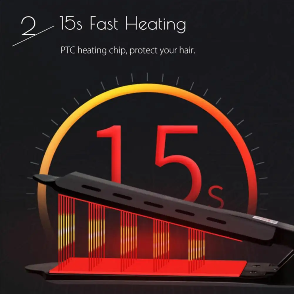 

1pc Professional Hair Straightener Vapor Hair Family Applicable Flat Iron Curler Suitable for Different Hair Hair Styling Tool