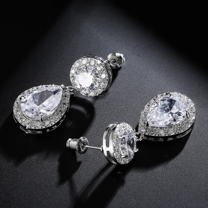 Высококачественные висячие серьги Uilz с кристаллами золотого цвета для женщин 2017