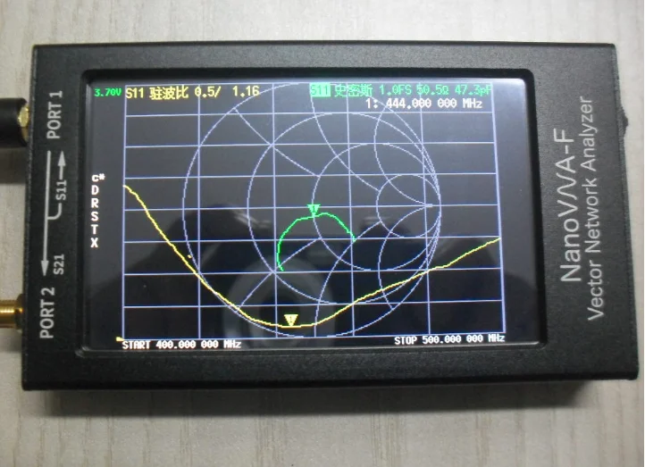 NanoVNA F VNA нано Векторный анализатор сети антенный 50K 1 5 GHz|Теле- и радиовещательное