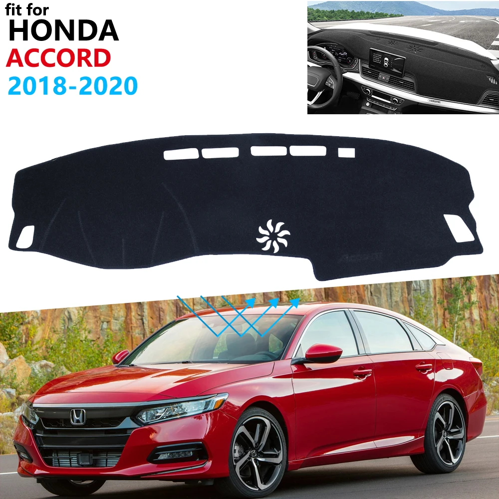 Защитная накладка на приборную панель для Honda Accord 2018 2019 2020 автомобильные