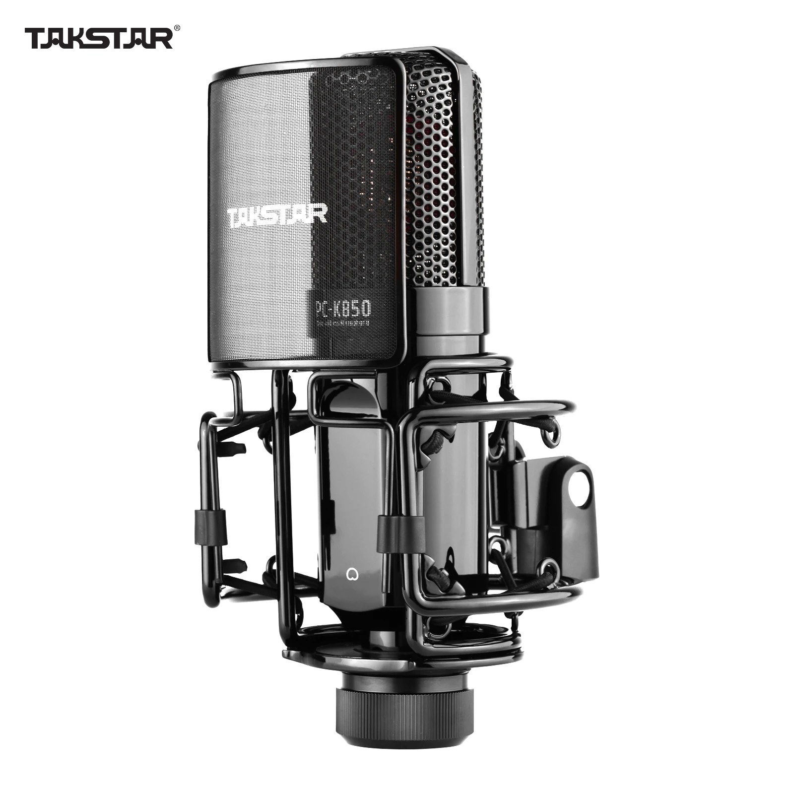 

TAKSTAR PC-K850 Side-Address Recording Microphone Cardioid Pickup Pattern Wired Condenser Mic for Live Streaming Karaoke Studio