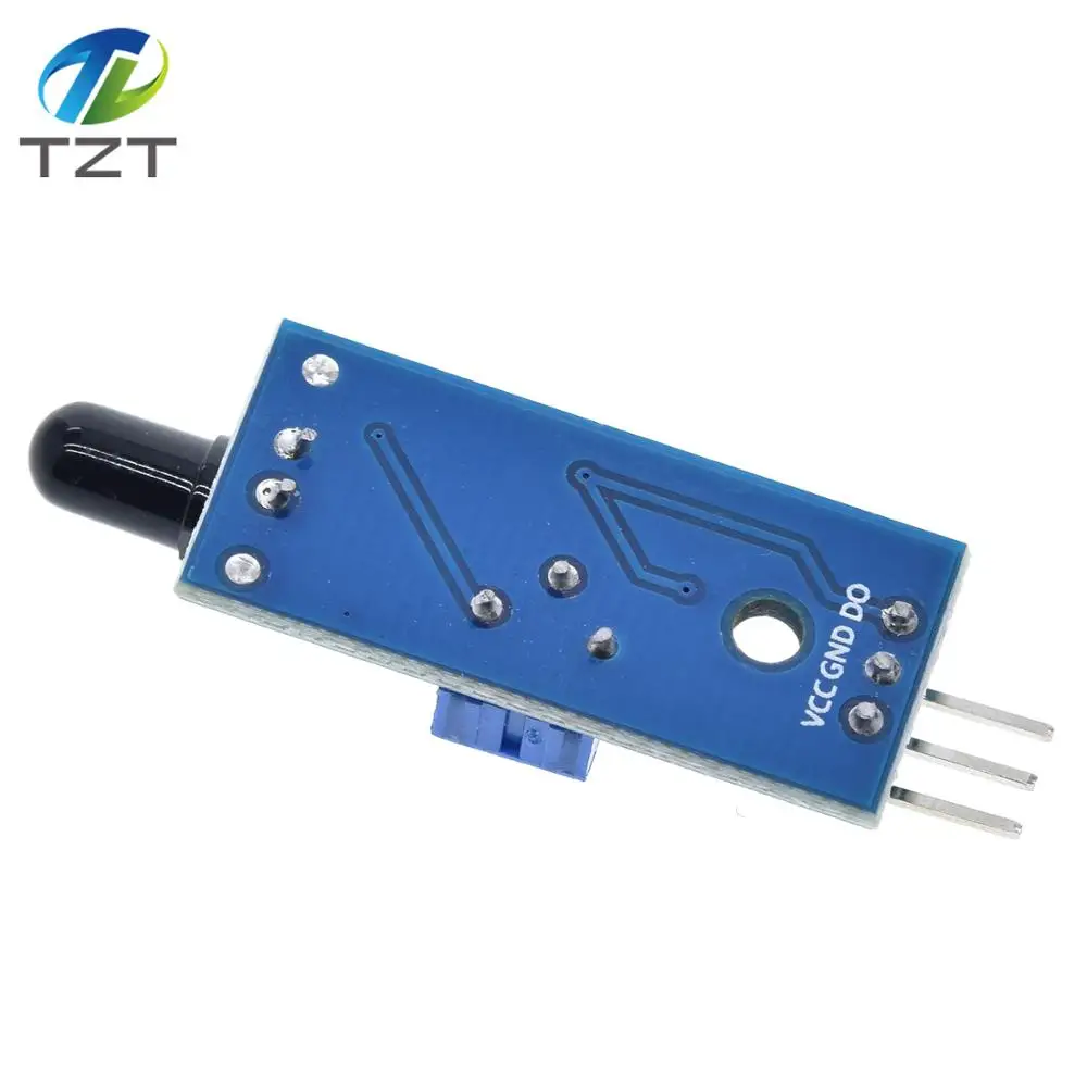 LM393 4 контактный ИК модуль датчика обнаружения пламени детектор огня