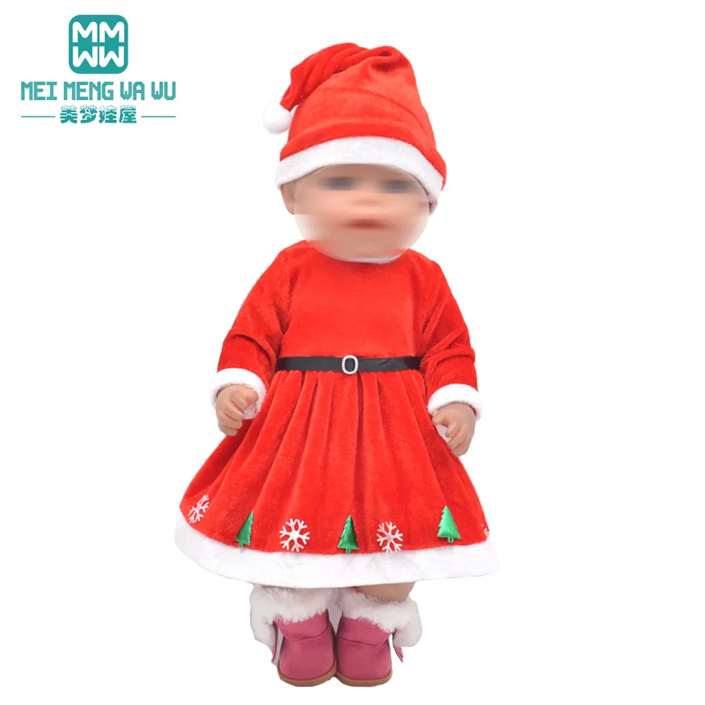 Подходит для 45 см американская кукла одежда аксессуары модные рождественские