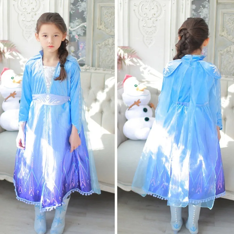 

Queen Princess Dress for Girls Cartoon Cosplay Costumes Little Girls Clothing Party Vestidos Fantasia Kids Clothes