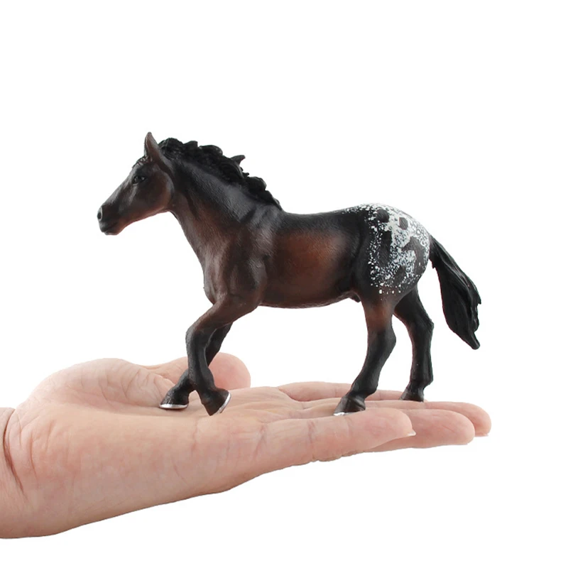 Реалистичная фигурка лошади Apalusama appaloosa, 18 см, 1 шт.