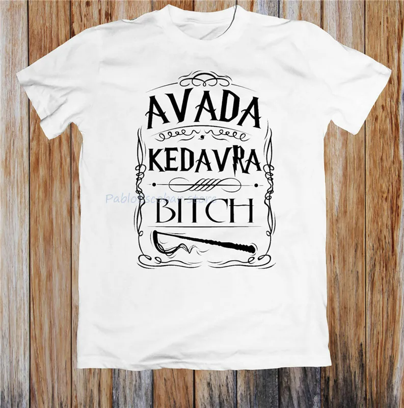 

Avada Kedavra Bitch Funny Unisex T-Shirt Cool Casual Tee Shirt shubuzhi brand tshirt men summer t-shirt male tops bigger size