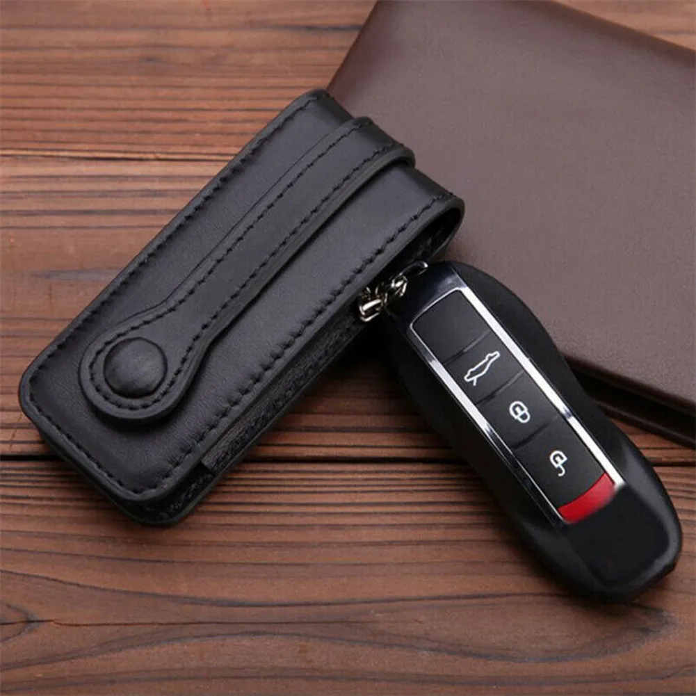 

Автомобильный чехол для брелка с ключом кожаный чехол для Porsche Cayenne Panamera Macan Boxter Cayman 911 718 брелок Защитная крышка сумка
