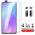 Закаленное стекло 4 в 1 для камеры Xiaomi Mi 9 T Pro Mi9 Lite Xiomi 8 Light 9TPro 9 Lite 8Lite 9 T SE, Защитная пленка для экрана