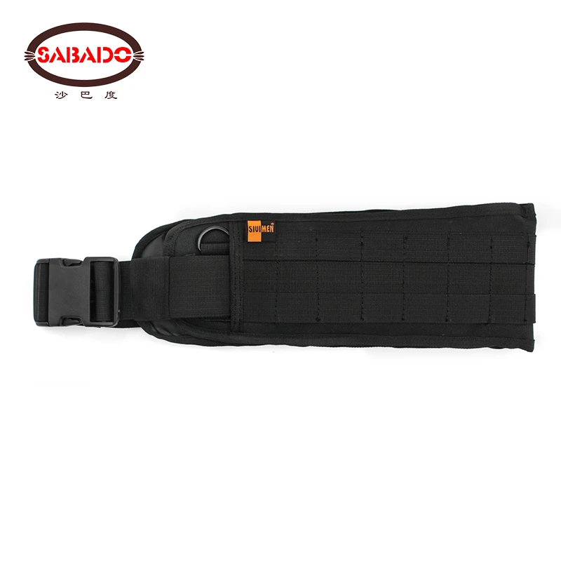 Black Страйкбол военный нейлон Molle поясной боевой пояс армейские тактические пояса Wargame CS оборудование универсальные аксессуары для охоты - Цвет: Black
