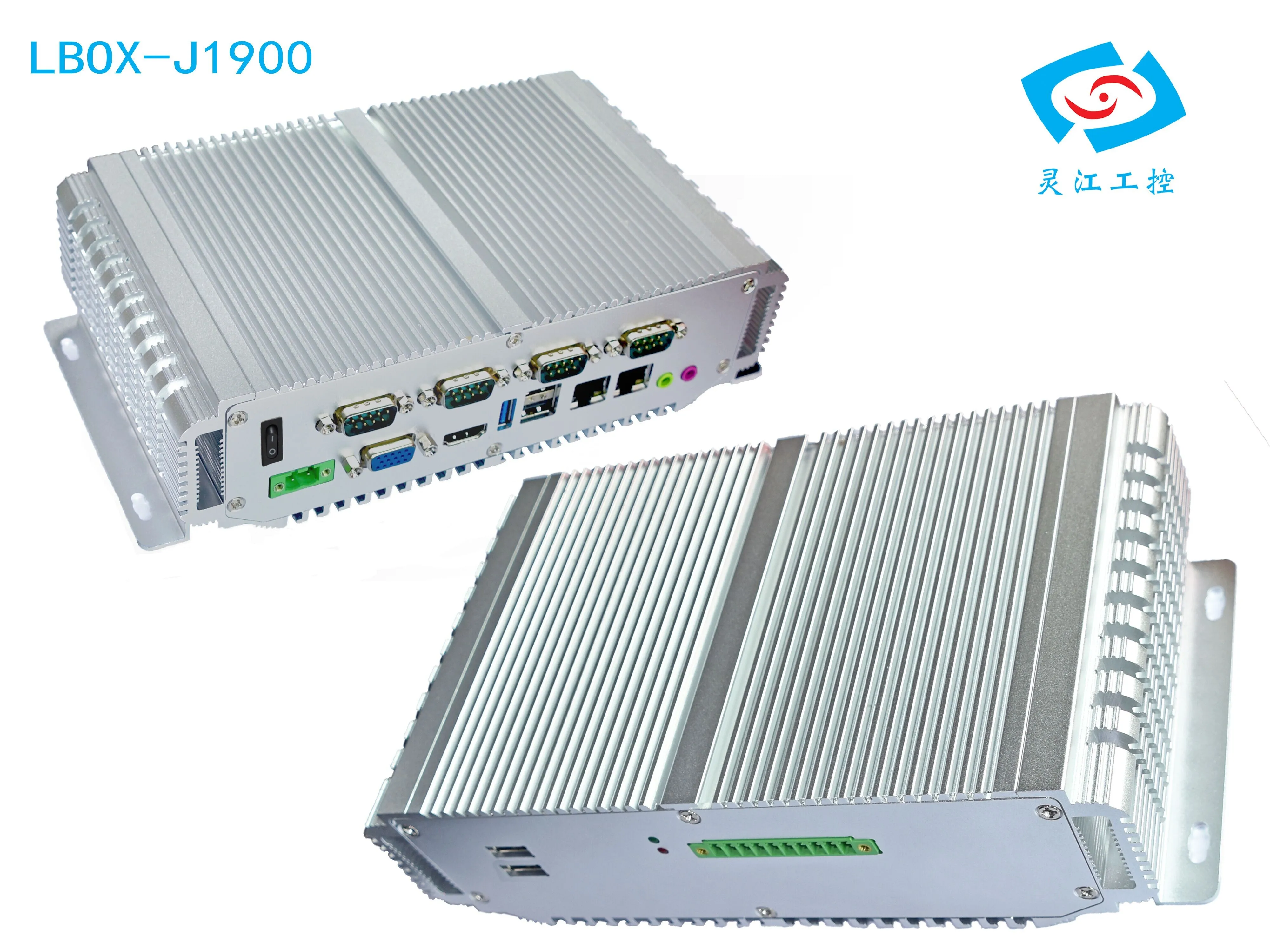 Мини компьютер без вентилятора Intel Celeron J1900 Barebone 4 RS232 Com порты 2 LAN PFsense