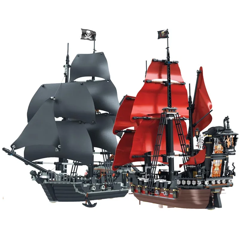 Конструктор черный жемчуг корабль королева Анны месть Пираты Карибского | Блочные конструкторы -4000124866548