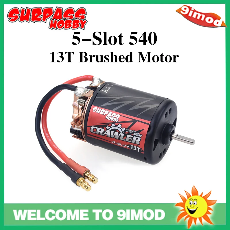 

540 Brushed Motor Waterproof 11T 13T 16T 20T 5-Slot for Tamiya Redcat Kyosho TRAXXAS WLtoys 1/10 RC Crawler Car DIY Parts