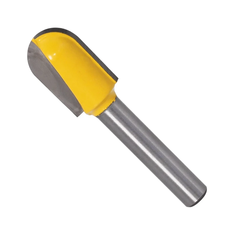 

6PC 1/4 Shank Router Bits Set Core Box Bit Round Nose Bit 90 Degree V-Groove Bit for Woodworking Tools