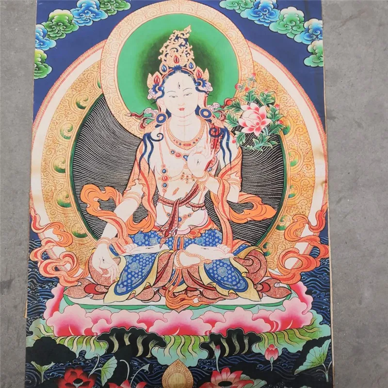 Китайская старая тибетская бумага танка как висящая картина фэншуй Тибетский