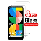 Закаленное стекло 9H для Google Pixel 6 6a 5 5a 4a 5G 4 3 3A, Защитная Прозрачная пленка от царапин, 3 шт.
