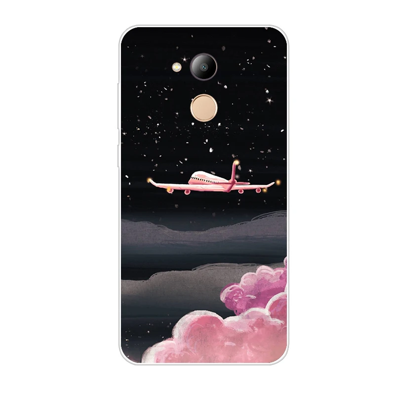 Флуоресцентный желтый Чехол для huawei Honor 6C Pro, чехол для huawei JMM-L22, 5,2 ТПУ, Мягкая силиконовая задняя крышка для телефона, чехол для huawei Honor 6 C Pro, JMM-L22 6CPro - Цвет: Флуоресцентный желтый