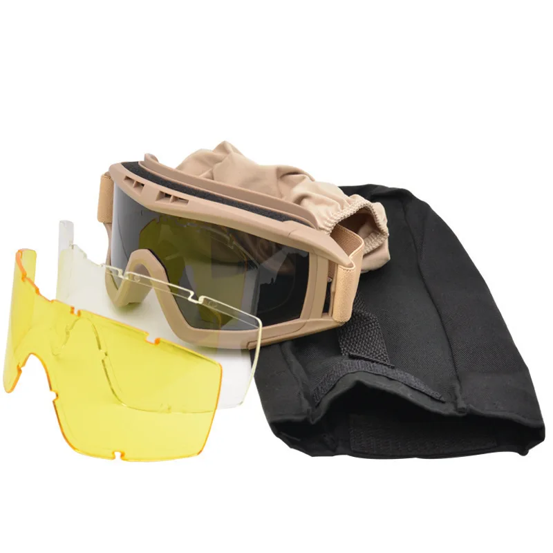 

Military Airsoft Tactical Helmet Wargame Army MH FAST Helmet SWAT Outdoor Goggles Shooting Glasses Hunting Protective Equipment