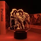 Светодиодная лампа с сенсорным датчиком, цветной ночсветильник с 3D рисунком Саске в стиле аниме, украшение для спальни, крутой подарок на день рождения