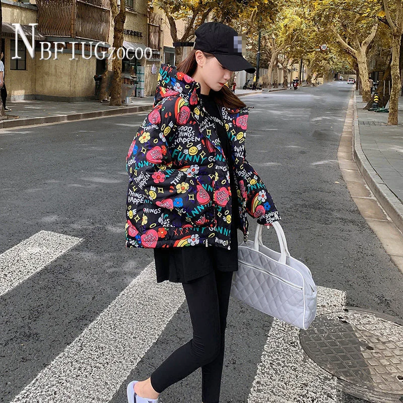 

Thick Warm Overcoat Parkas Padded Parka Female Jacket