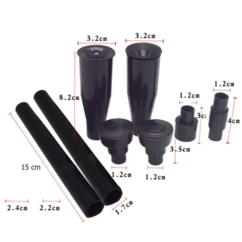 8 Pcs Fountain Pump Nozzle Set Water Spray Heads for Pond Submersible Pool | Дом и сад