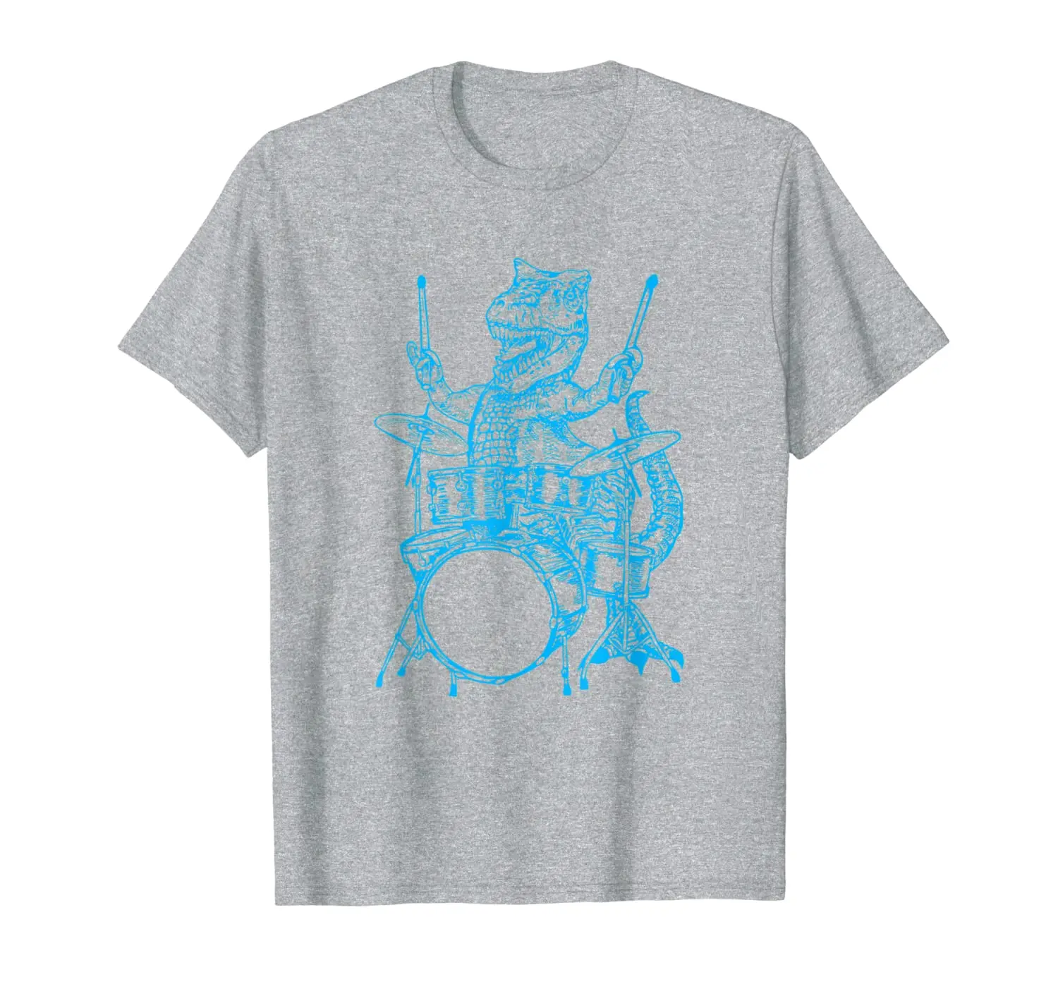 

SEEMBO Dinosaur Playing Drums Musician Drummer Drumming Band T-Shirt