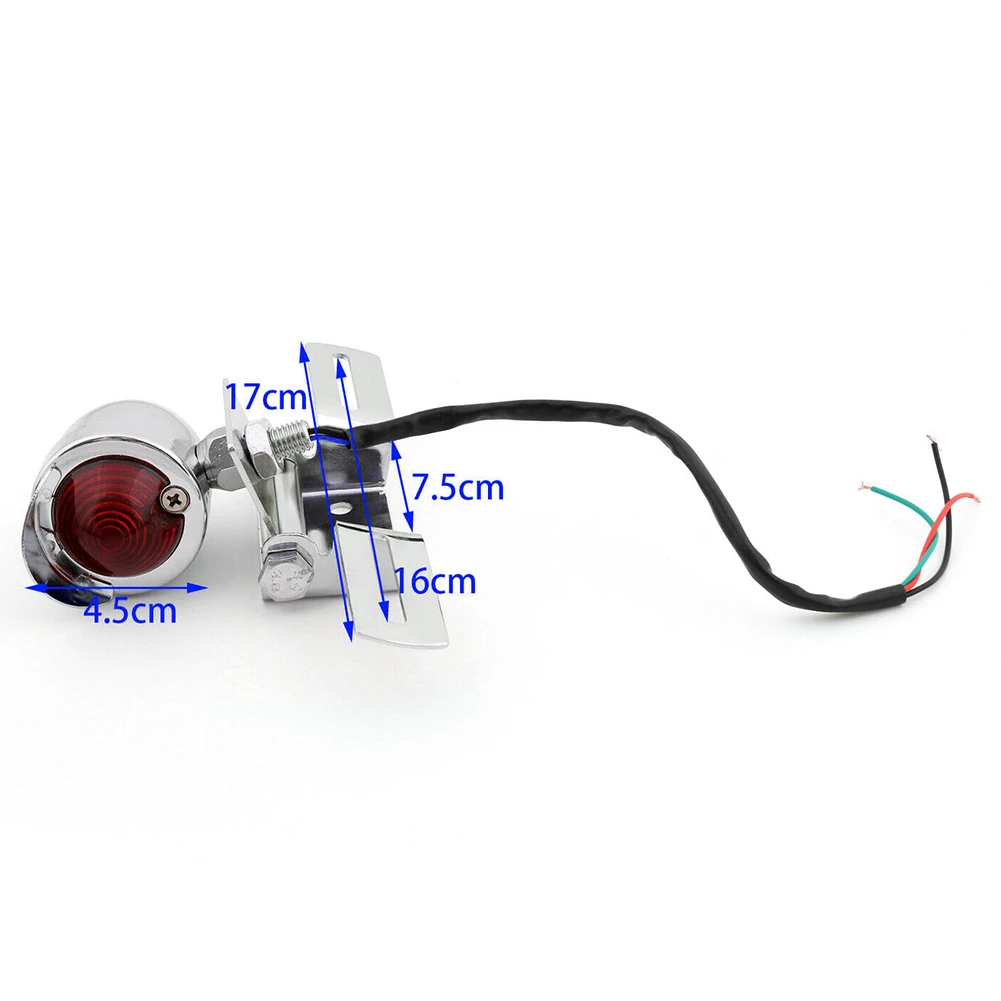 Красный стоп-светильник для мотоцикла сигнал поворота держатель номерного знака