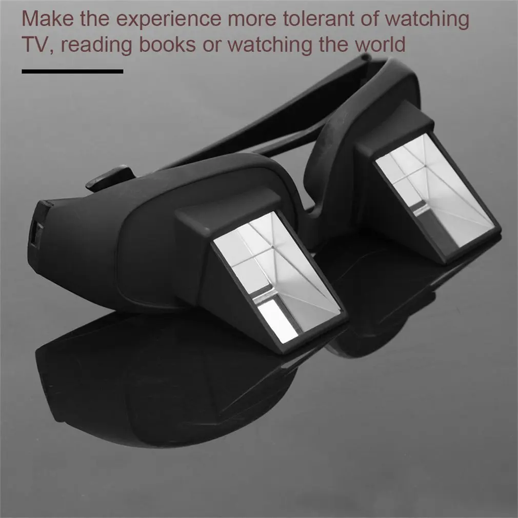 

Amazing Lazy Creative Periscope Horizontal Reading TV Sit View Glasses On Bed Lie Down Bed Prism Spectacle The Lazy Glasses 2021