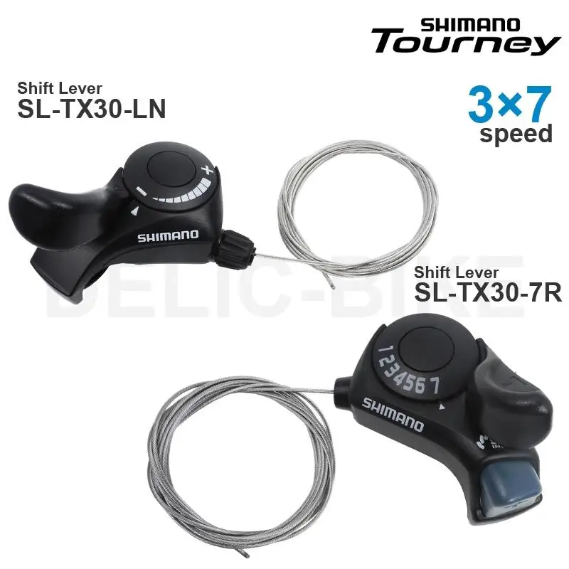 

SHIMANO Tourney 3x6/7 Speed Shifters SL-TX30-LN 6R 7R Thumb Shifter Plus 3×6 speed 3×7 speed Original parts