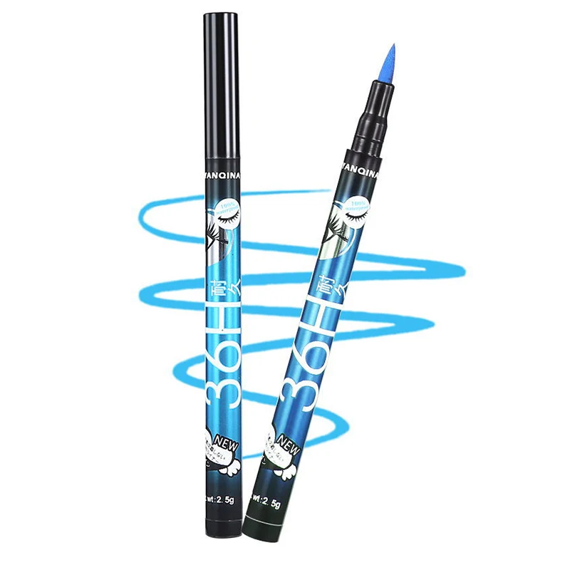 Quick Dry Liquid Eyeliner Pencil 12Hour Lasting Portable Eyebrow Eye Liner Pen Sweatproof Waterproof Easy Apply Makeup TSLM2 |