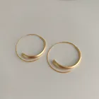 FFLACELL 2021 корейские модные простые шикарные нишевые дизайнерские круглые матовые сережки минималистичные украшения для женщин