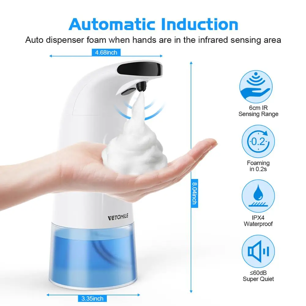 0 25 секунды автоматический индукционный диспенсер для мыла многоцелевой без
