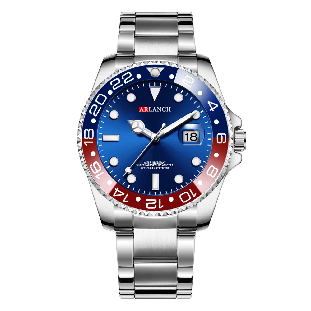 

2021 New GMT Coke Submariner Hulk Sport Wristwatch Green Water Ghost Stainless Steel Top Brand Luxury Classic Watches for Men