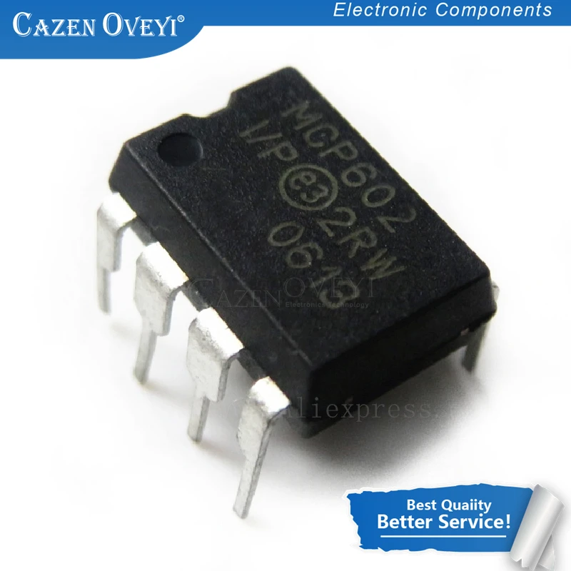 10 шт./лот MCP602-I/P MCP602 DIP8 2 7 V до 5 одиночная поставка CMOS Op Amps в наличии | Электронные
