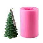 3D Рождественская елка лампы в форме свечи формы силиконовые Светодиодная свеча делая кубическая форма для изготовления свечей DIY ручной работы для ароматерапии, форма для свечей